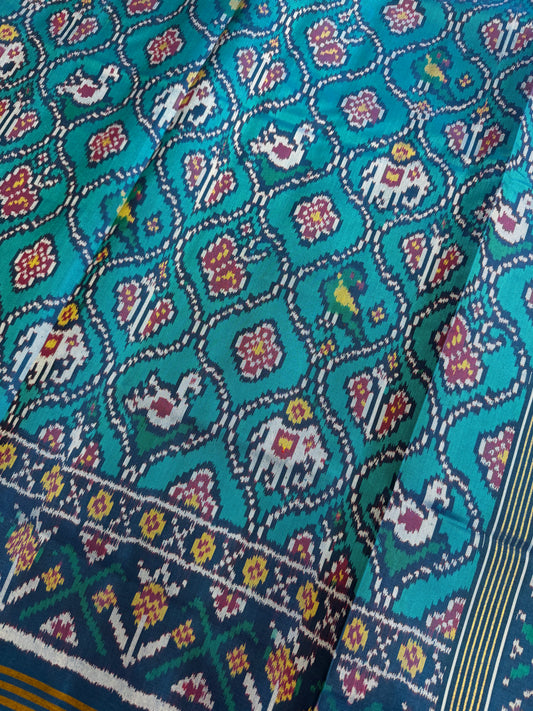 Morpis narikunj patola silk saree