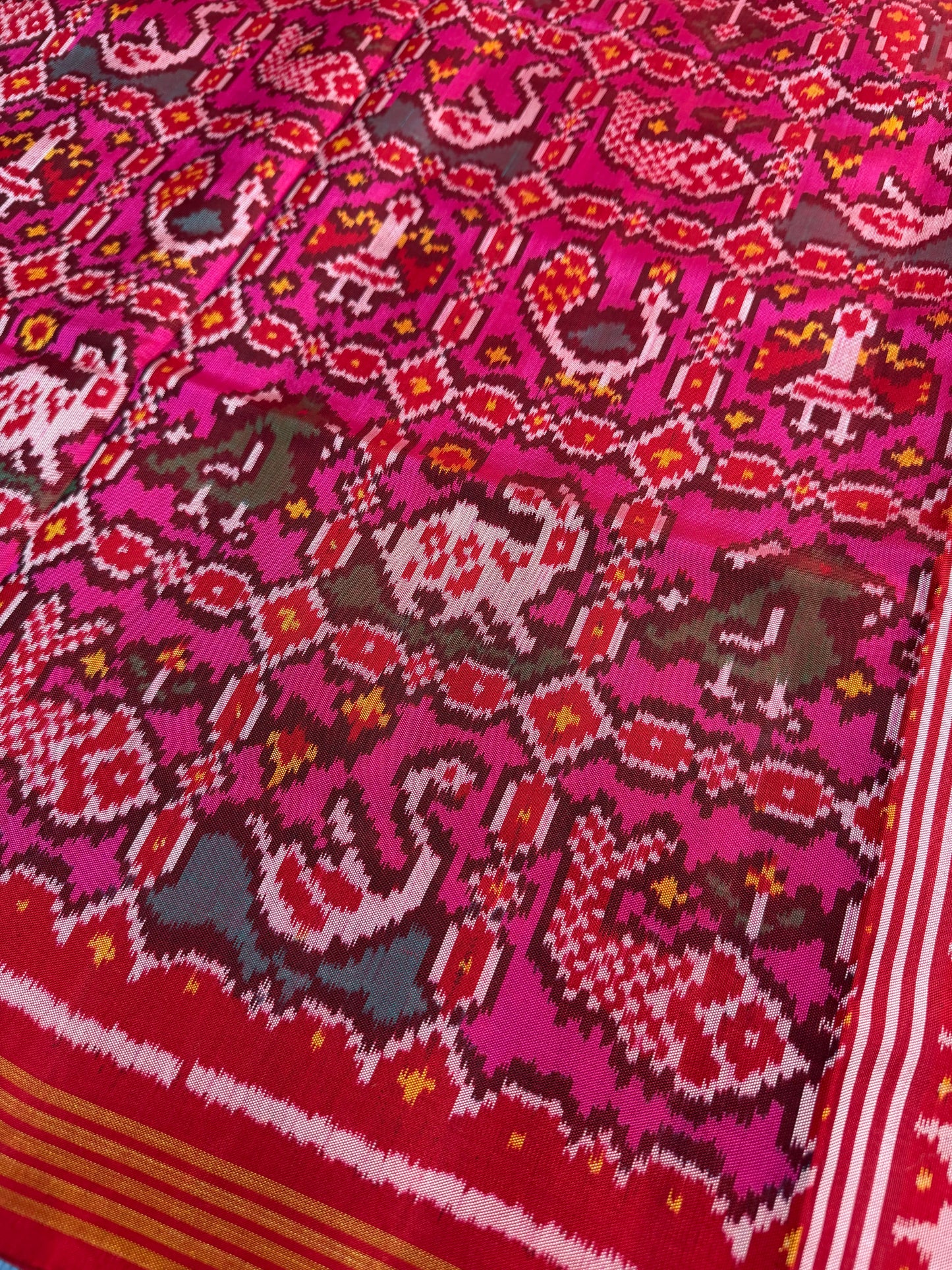 Pink sankli Narikunj patola silk saree